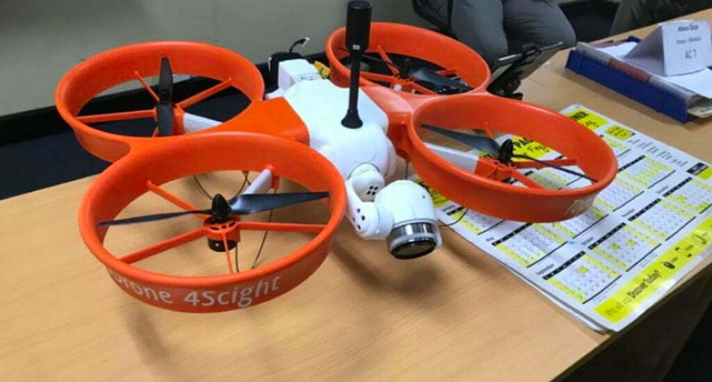 The drone that will be used for Census works. Photo: Arishma Devi-Narayan
